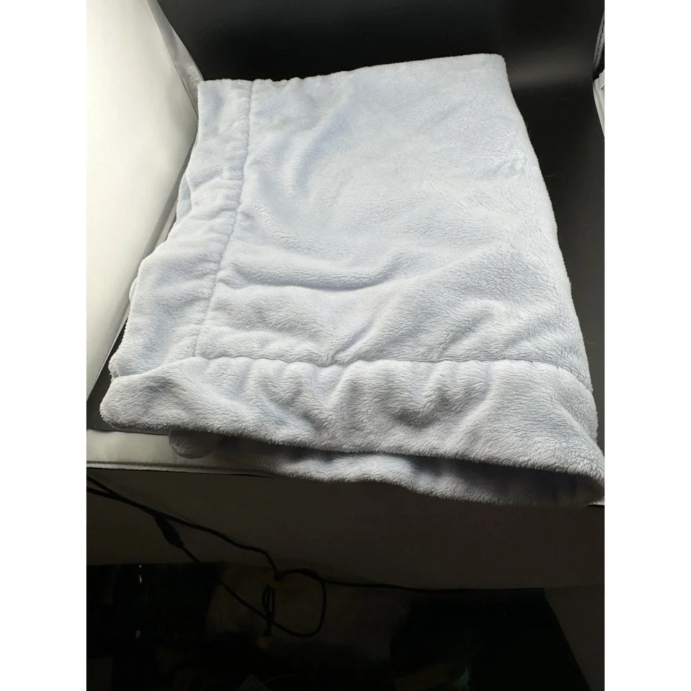 Restoration Hardware Baby & Child Light Blue Baby Blanket Very Soft RARE 23